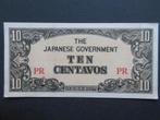 10 Centavos 1942 Filipijnen (Japanse Bezetting)(01) TOP WW2, Postzegels en Munten, Bankbiljetten | Azië, Verzenden, Zuidoost-Azië