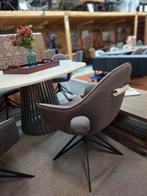 5 Nieuwe Armleuning stoelen, Draaibaar, Antraciet met greep, Ophalen, Nieuw, Metaal, Grijs