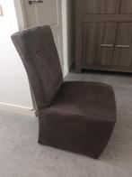 Eetkamerstoelen bruin 7 stuks, Huis en Inrichting, Ophalen, Gebruikt, Bruin, Stof