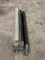 Patriot Exhaust - H1070 - Chrome Side Pipes - 70in, Ophalen