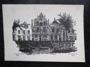 VEERE  Schotse huizen Pentekening Joh. Kosten Jr.  beschikbaar voor biedingen