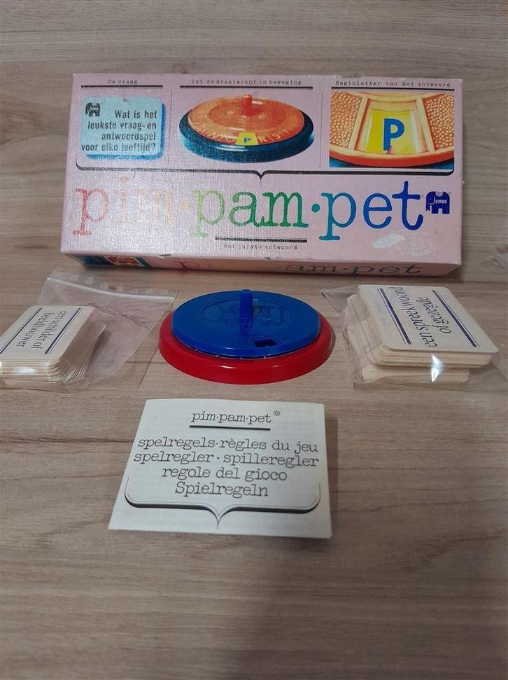 Pim pam pet orginele editie - s3400, Hobby en Vrije tijd, Gezelschapsspellen | Bordspellen, Zo goed als nieuw, Ophalen of Verzenden