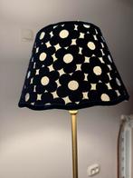 Handgemaakte lampenkap met bloemenmotief, Huis en Inrichting, 25 tot 50 cm, Blauw, Nieuw, Ophalen of Verzenden