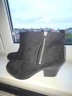 Enkellaarzen hoge laarsjes Dames kerst gelegenheid hakjes, Ophalen of Verzenden, Zo goed als nieuw, Zwart