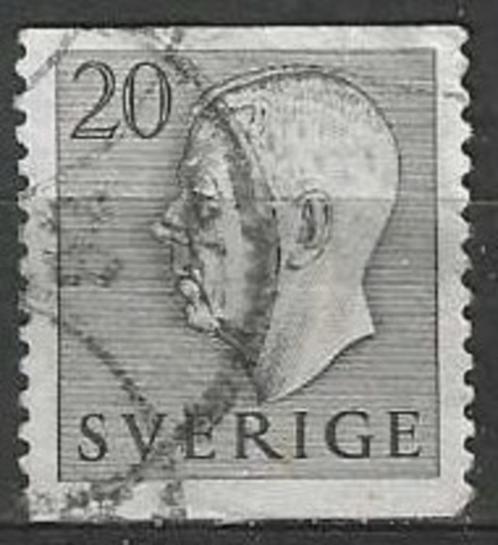 Zweden 1951/1952 - Yvert 358 - Koning Gustav VI (ST), Postzegels en Munten, Postzegels | Europa | Scandinavië, Gestempeld, Zweden