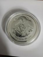 kilo munt draak lunar 2 zilver 2012, Verzenden, Zilver
