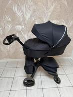stokke xplory x rich black kinderwagen, Ophalen, Zo goed als nieuw, Overige merken, Verstelbare duwstang