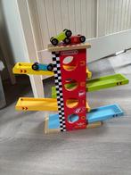 Auto baan hout, Kinderen en Baby's, Speelgoed | Houten speelgoed, Ophalen, Zo goed als nieuw, Rij- of Hobbelspeelgoed