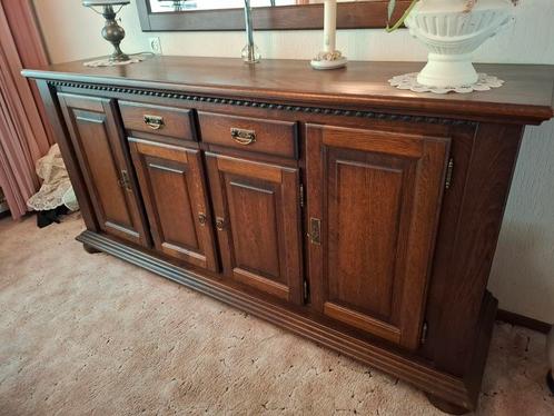 Zeer net onderhouden dressoir met spiegel, Huis en Inrichting, Kasten | Dressoirs, Zo goed als nieuw, 150 tot 200 cm, 25 tot 50 cm