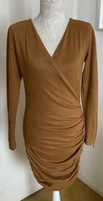 Given suedelook jurk maat S in nieuwstaat, Bruin, Nieuw, Ophalen of Verzenden, Maat 36 (S)