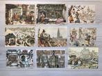 Vintage Anton Pieck Kaarten '70-'80  9 x, Verzamelen, Ansichtkaarten | Themakaarten, Ophalen of Verzenden, 1980 tot heden, Gelopen