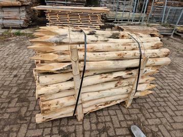 Robinia palen 10-12cm diameter, 180cm lang, heining, tuin beschikbaar voor biedingen