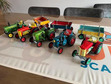 Prachtige partij Kovap tractors Fendt John Deere Lanz Zetor beschikbaar voor biedingen