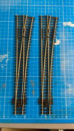 Peco SL-88 code 100 lange wissels rechts 2 stuks, Overige merken, Gelijkstroom, Nieuw, Rails