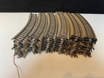 Grote Partij Märklin M-Rail Bochten 5100 (30+ stuks) beschikbaar voor biedingen