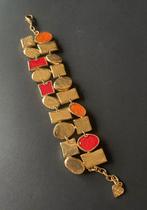 Dolce Vita armband met kleur, Verzenden, Zo goed als nieuw, Goud, Overige materialen