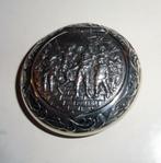 Snuifdoosje Poederdoos Pillendoos Zilver Nachtwacht, Antiek en Kunst, Verzenden, Zilver