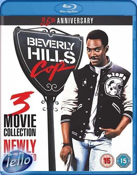 Blu-ray Beverly Hills Cop Trilogy (1984-94 Eddie Murphy) UK, Cd's en Dvd's, Ophalen of Verzenden, Nieuw in verpakking, Actie