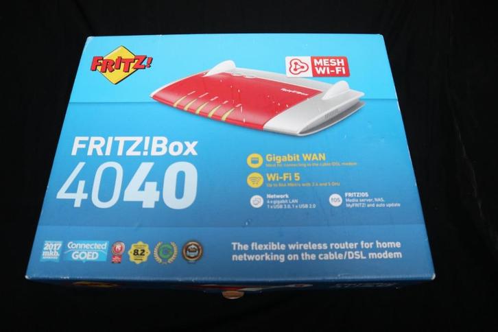 AVM FRITZ!Box 4040 Edition International (20002767), Computers en Software, Routers en Modems, Zo goed als nieuw, Router, Ophalen of Verzenden