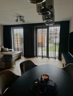 Taupe luxury vitrages op maat, Bruin, 200 cm of meer, Nieuw, Ophalen of Verzenden