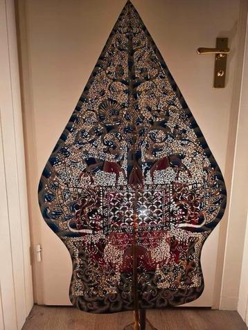 Wayang kulit oude Gunungan levensboom wajang pop beschikbaar voor biedingen