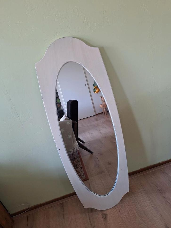 Halspiegel, Wandspiegel, Kapspiegel, Dressoirspiegel, Huis en Inrichting, Woonaccessoires | Spiegels, Zo goed als nieuw, Minder dan 50 cm