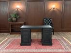 Klassiek Engels bureau zwart #531, Ophalen of Verzenden, Zo goed als nieuw, Bureau