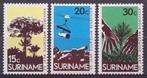 Suriname NVPH nr 592/4 postfris Landsbosbeheer 1972, Postzegels en Munten, Postzegels | Suriname, Verzenden, Postfris