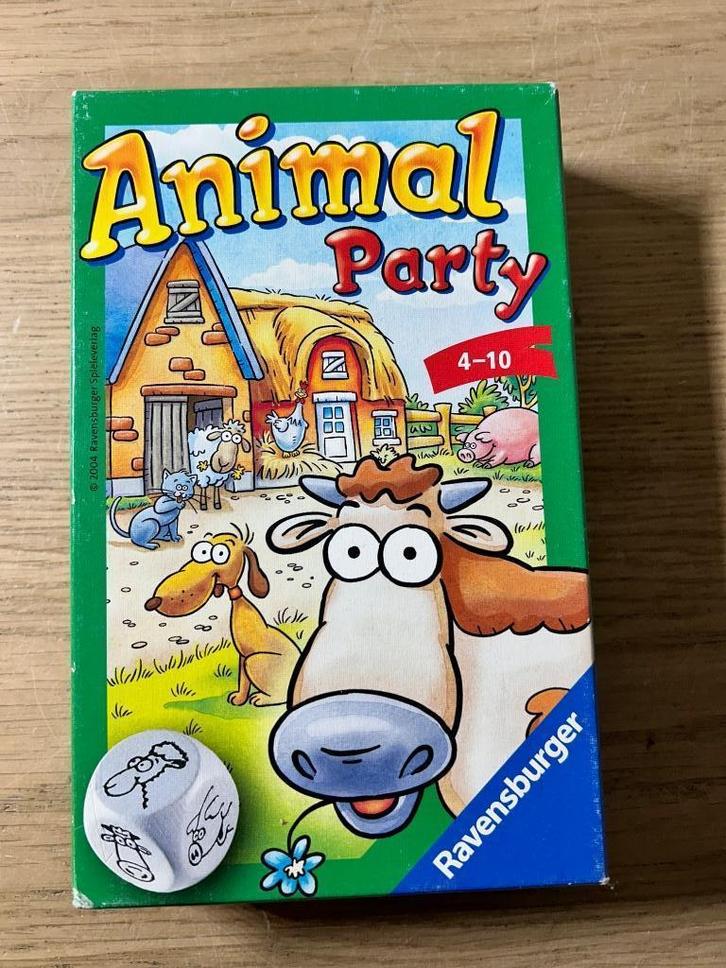 Animal Party Kaartspel Ravensburger, Hobby en Vrije tijd, Gezelschapsspellen | Kaartspellen, Zo goed als nieuw, Ophalen of Verzenden