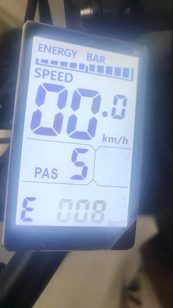 Fatbike scherm met code en begrenzer beschikbaar voor biedingen