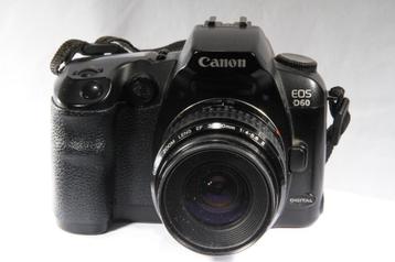 Canon D60 Dslr + Canon EF 35-80 mm 1:4/56 Zoomlens Vintage beschikbaar voor biedingen