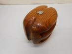 Houten Blok / Katrol, Stropblok, dubbelschijfs, 12 - 14 mm, Watersport en Boten, Ophalen of Verzenden, Zo goed als nieuw, Lijn of Blok