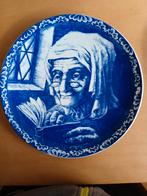 Delfts blauw wandbord. Vintage. Puntgaaf., Antiek en Kunst, Antiek | Wandborden en Tegels, Ophalen