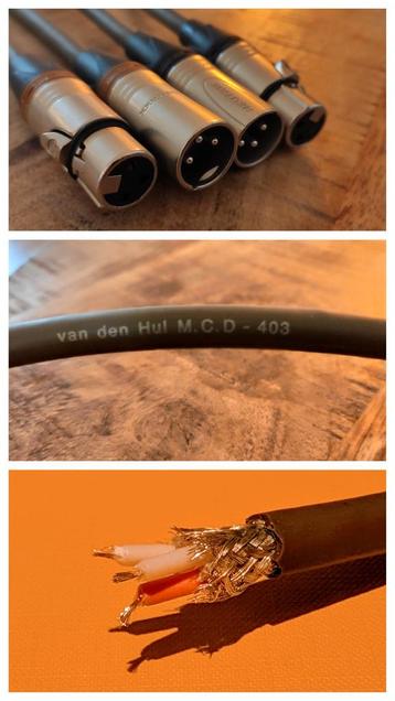Van den Hul m.c.d. 403 XLR Hi-End interlinks beschikbaar voor biedingen