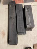 Zweeds rabat hout zwart, Doe-het-zelf en Verbouw, Hout en Planken, Ophalen, Minder dan 25 mm, Nieuw, Plank