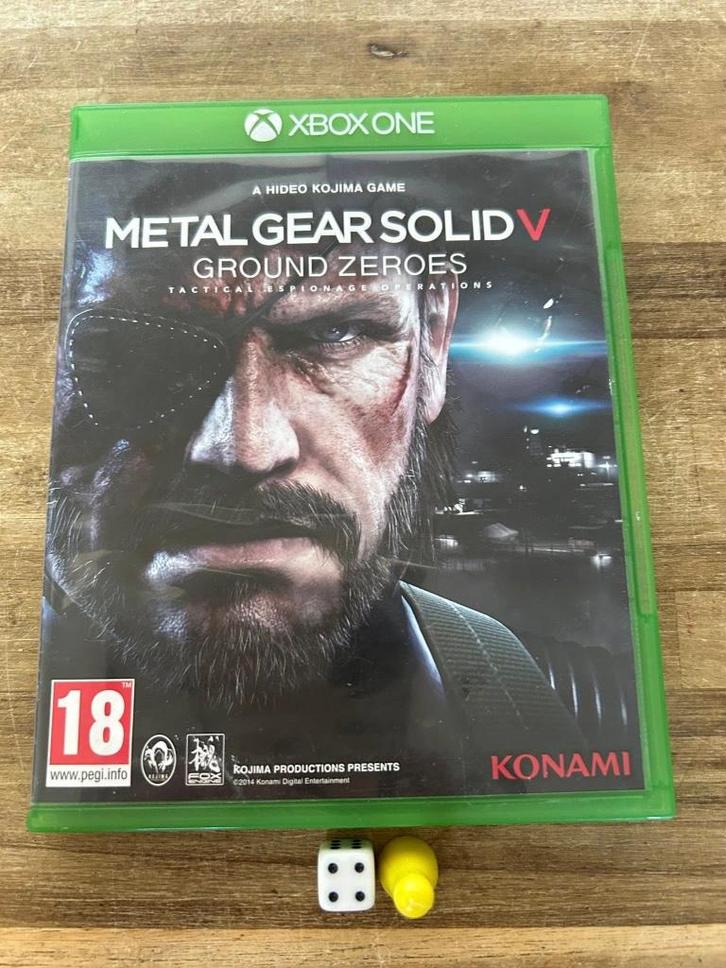Xbox one Metal Gear Solid V ground zeroes, Spelcomputers en Games, Games | Xbox One, Zo goed als nieuw, Avontuur en Actie, 1 speler