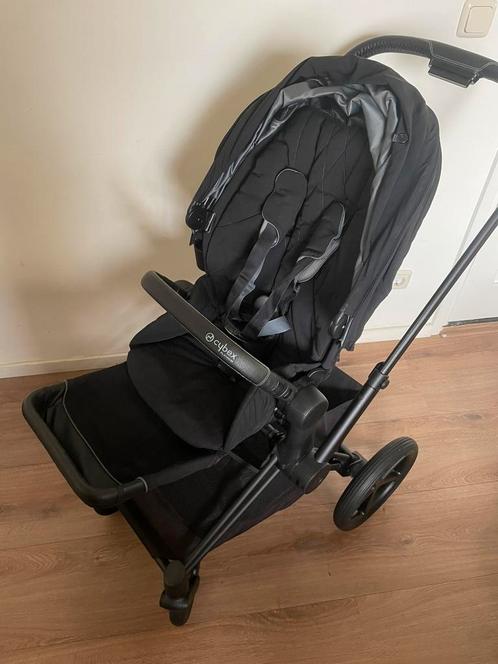 Cybex priam platinum black & Cybex I size deep black, Kinderen en Baby's, Kinderwagens en Combinaties, Zo goed als nieuw, Overige merken