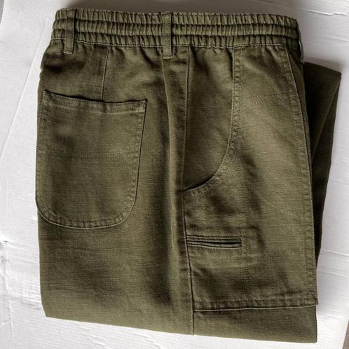 groene halflinnen broek van Zaffiri, Kleding | Dames, Broeken en Pantalons, Nieuw, Maat 38/40 (M), Groen, Lang, Verzenden
