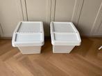 IKEA Sortera 60L Bakken - 2 Stuks, Huis en Inrichting, Woonaccessoires | Prullenbakken, Ophalen, Kunststof, Gebruikt, 40 liter of meer