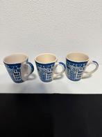 3 grote mokken delfts blond Amsterdam, Huis en Inrichting, Keuken | Servies, Blond Amsterdam, Ophalen of Verzenden, Zo goed als nieuw