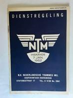 HEERENVEEN, NTM DIENSTREGELING   7 JANUARI 1952, Ophalen of Verzenden, Gebruikt, Bus of Metro, Boek of Tijdschrift