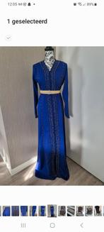 Blauwe Galajurk met Sierstenen, Maat 38/40 (M), Galajurk, Blauw, Ophalen of Verzenden