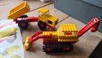 Lego dumper en graafmachine 387, Ophalen of Verzenden, Gebruikt