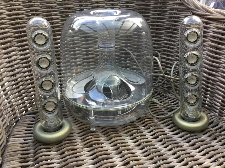 Harman Kardon Soundsticks II Speakerset, Audio, Tv en Foto, Luidsprekers, Gebruikt, Complete surroundset, 60 tot 120 watt, Overige merken