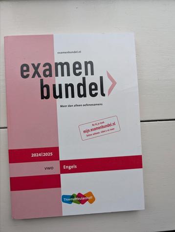 Examenbundel Engels 2024-2025  beschikbaar voor biedingen