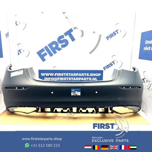 A2238859700 W223 ACHTERBUMPER S Klasse 2024 ZWART WIT GRIJS, Auto-onderdelen, Carrosserie en Plaatwerk, Bumper, Mercedes-Benz