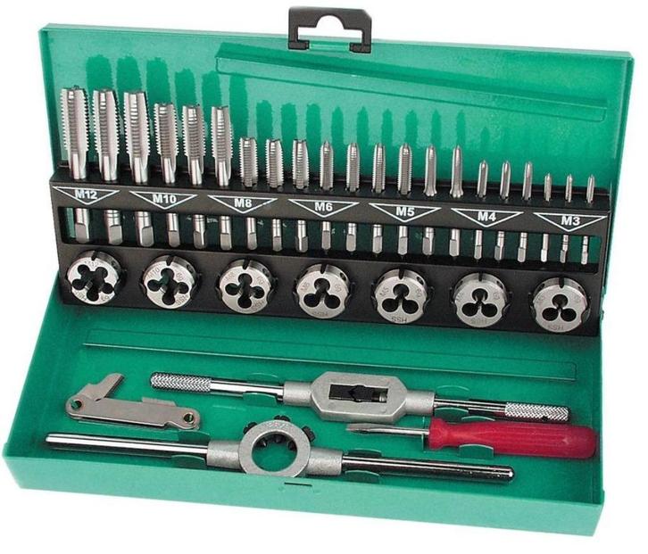 Tappen en snijplaten set Mannesmann m3 t/m m12, Auto diversen, Overige Auto diversen, Ophalen of Verzenden