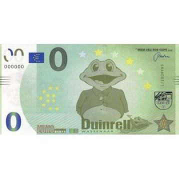 Nederland 0-Euro biljet Wassenaar Duinrell 2019 (1e druk)  beschikbaar voor biedingen