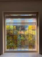 Glas in lood voorzetraam - 126x145cm, Doe-het-zelf en Verbouw, Glas en Ramen, Ophalen, Gevelraam of Ruit, Glas in lood, 120 tot 160 cm