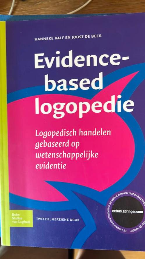Joost de Beer - Evidence-based logopedie, Boeken, Wetenschap, Zo goed als nieuw, Ophalen of Verzenden